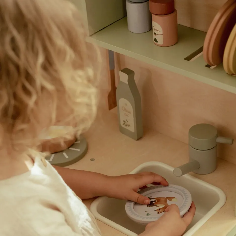 Little Dutch Speelgoed Vanaf 2 Jaar|Rollenspel^Houten speelkeuken - Groen