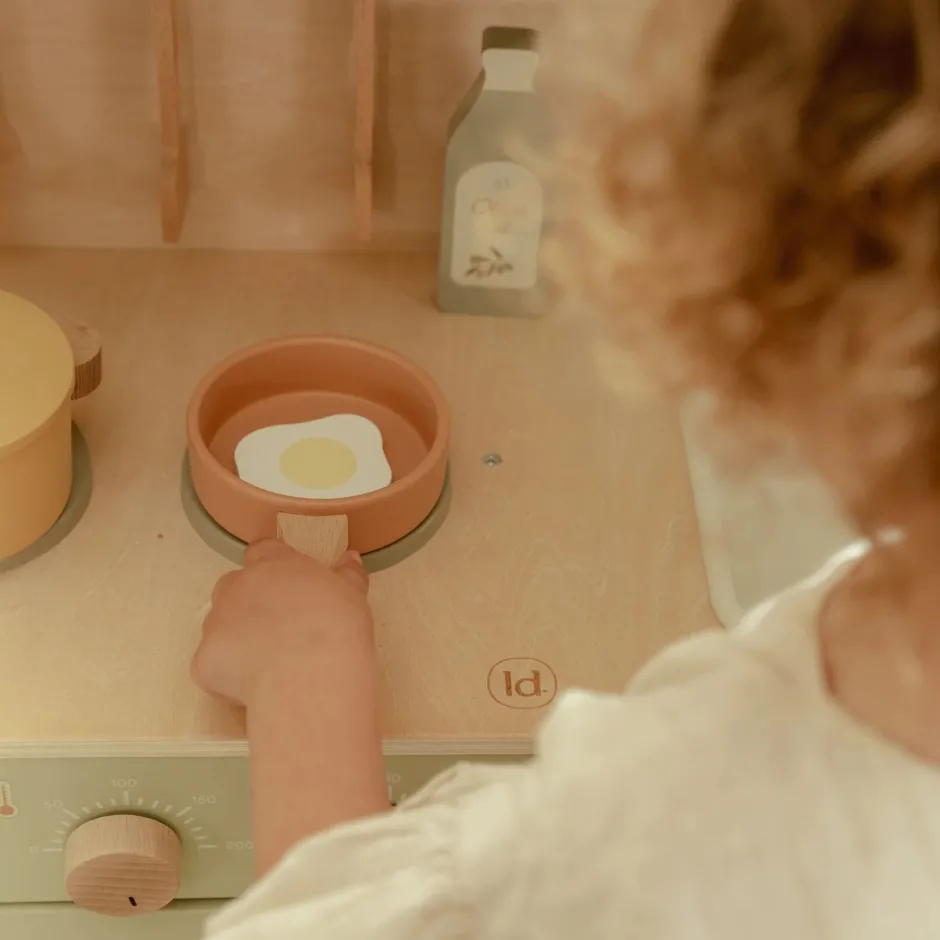 Little Dutch Speelgoed Vanaf 2 Jaar|Rollenspel^Houten speelkeuken - Groen