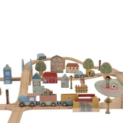 Little Dutch Rollenspel|Houten Auto's^Houten treinbaan – XL – Essentials