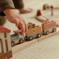 Little Dutch Rollenspel|Houten Auto's^Houten treinbaan – XL – Essentials