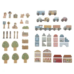 Little Dutch Rollenspel|Houten Auto's^Houten treinbaan – XL – Essentials