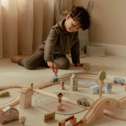 Little Dutch Rollenspel|Houten Auto's^Houten treinbaan – XL – Essentials