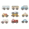 Little Dutch Houten Auto's|Houten Speelgoed^Houten voertuigenset – Meerkleurig – Essentials