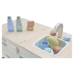 Little Dutch Rollenspel|Houten Keukentjes^Houten wasmachine – Essentials - Limited edition
