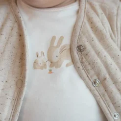 Little Dutch Babykleding^Jas - Zand - Newborn Naturals - Baby Bunny