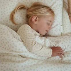 Little Dutch Dekbedovertrekken^Junior dekbedovertrek - Groen - Essentials - Blueberry Leaves