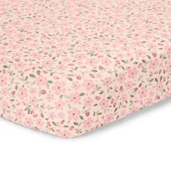 Little Dutch Hoeslakens^Junior hoeslaken - Roze - Maat Junior - Fairy Garden - Fairy Floral