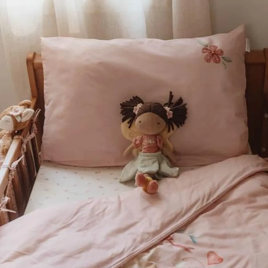 Little Dutch Hoeslakens^Junior hoeslaken - Wit - Maat Junior - Fairy Garden - Fairy Blossom