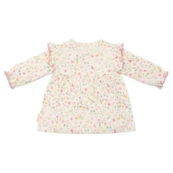 Little Dutch Meisjes Kleding|Babykleding^Jurk lange mouw - Wit - Fairy Garden