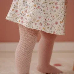 Little Dutch Meisjes Kleding|Babykleding^Jurk lange mouw - Wit - Fairy Garden