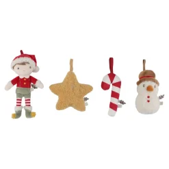 Little Dutch Decoratie^Kersthangers Jim Set – Meerkleurig – Christmas