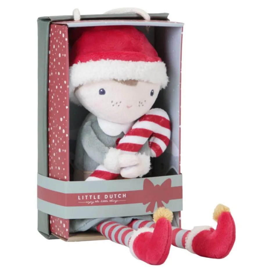 Little Dutch Poppen|Zachte Poppen^Kerstpop Jim 35 cm