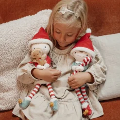Little Dutch Poppen|Zachte Poppen^Kerstpop Jim 35 cm