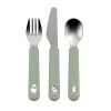 Little Dutch Eten^Kinderbestekset - Groen - Little Farm