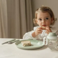 Little Dutch Eten^Kinderbestekset - Groen - Little Farm