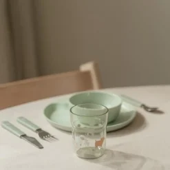 Little Dutch Eten^Kinderbestekset - Groen - Little Farm