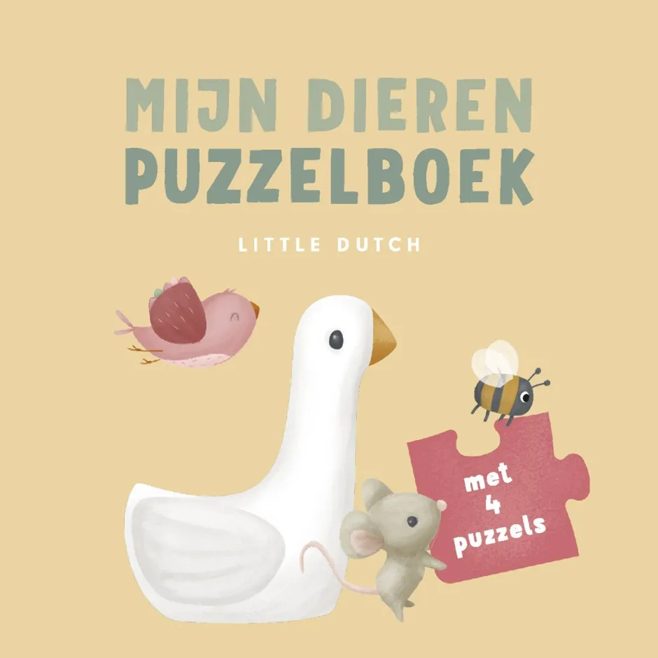 Little Dutch Boeken^Kinderboek Mijn Dieren Puzzelboek - NL