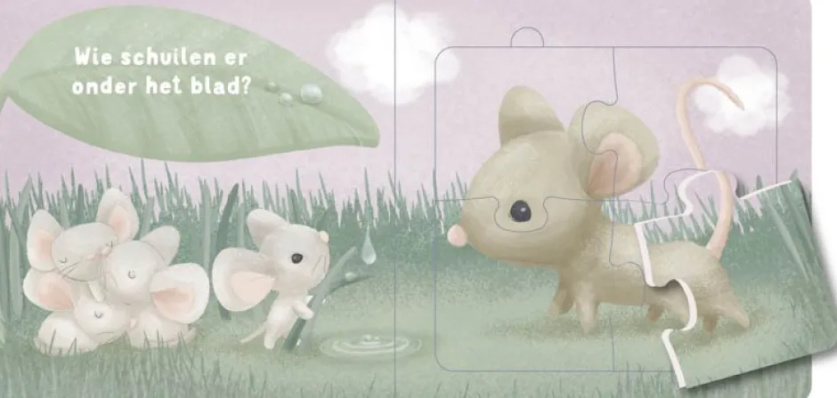 Little Dutch Boeken^Kinderboek Mijn Dieren Puzzelboek - NL