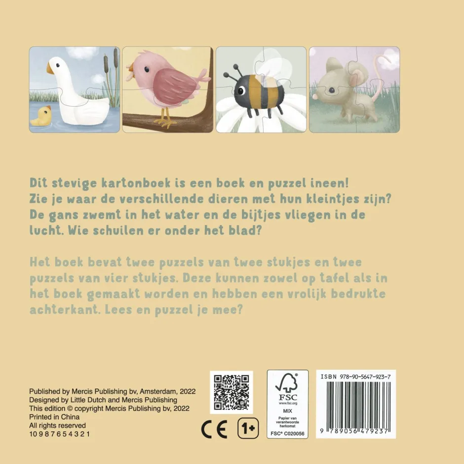 Little Dutch Boeken^Kinderboek Mijn Dieren Puzzelboek - NL