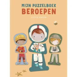 Little Dutch Boeken^Kinderboek: Mijn puzzelboek - Beroepen - NL