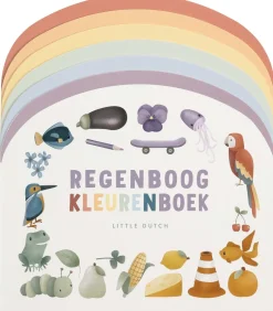 Little Dutch Boeken^Kinderboek Regenboog Kleurenboek - NL