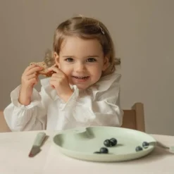 Little Dutch Eten^Kinderbord - Groen - Little Farm