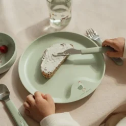 Little Dutch Eten^Kinderbord - Groen - Little Farm