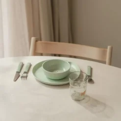 Little Dutch Eten^Kinderbord - Groen - Little Farm