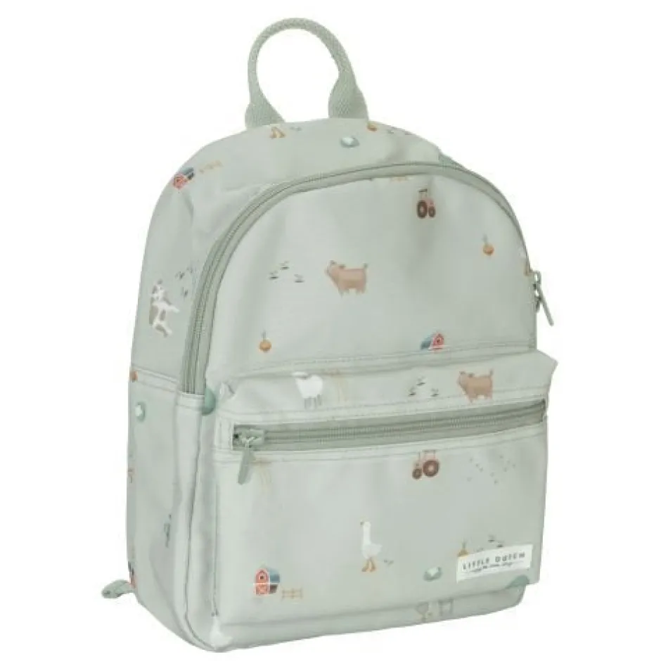 Little Dutch Tassen^Kinderrugtas - Groen - Little Farm