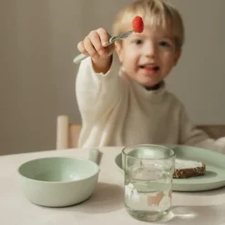 Little Dutch Eten^Kinderschaaltje - Groen - Little Farm