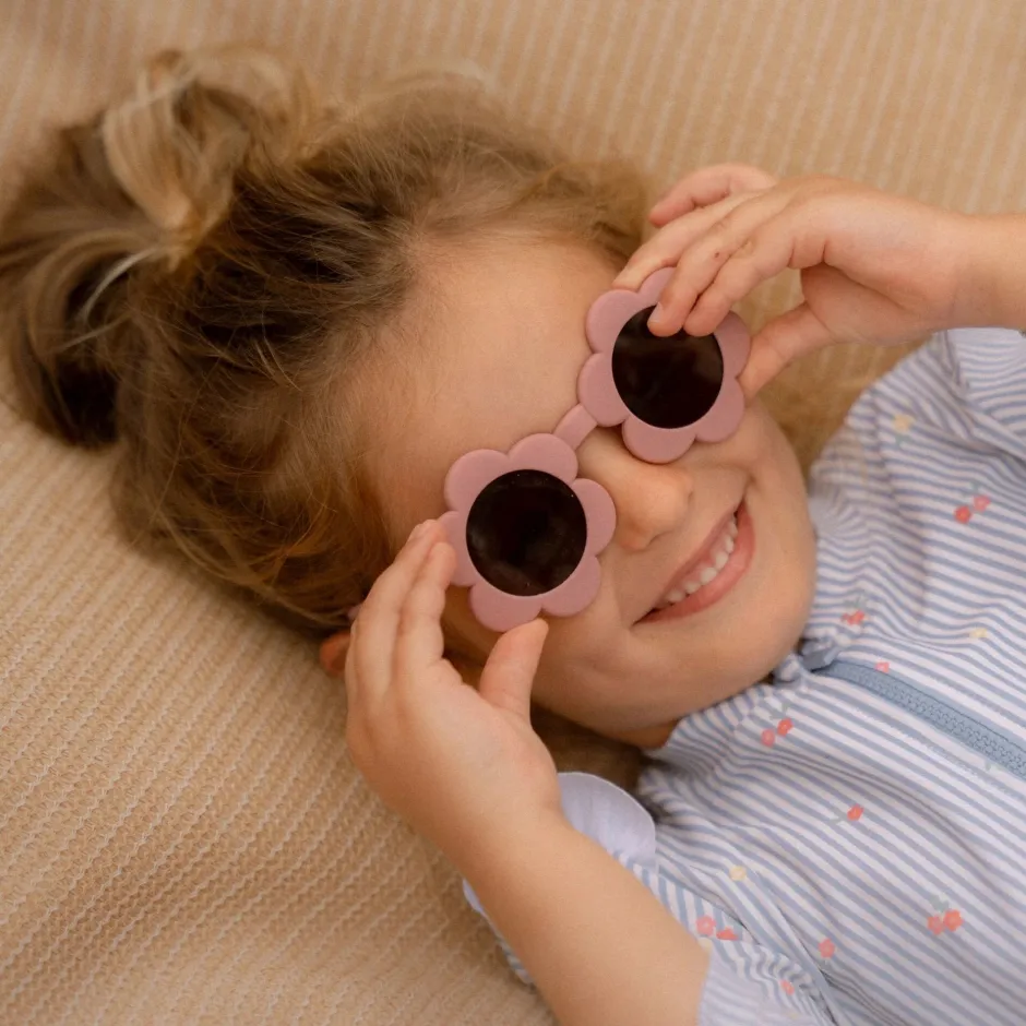 Little Dutch Accessoires|Kinderzonnebril^Kinderzonnebril Bloem Roze