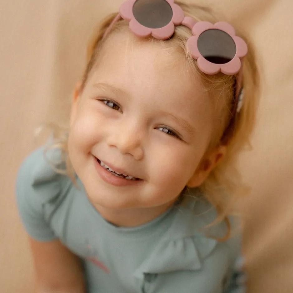 Little Dutch Accessoires|Kinderzonnebril^Kinderzonnebril Bloem Roze
