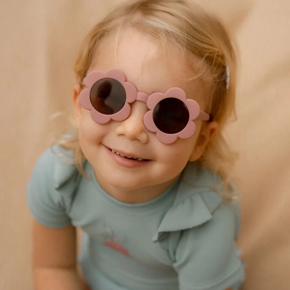 Little Dutch Accessoires|Kinderzonnebril^Kinderzonnebril Bloem Roze