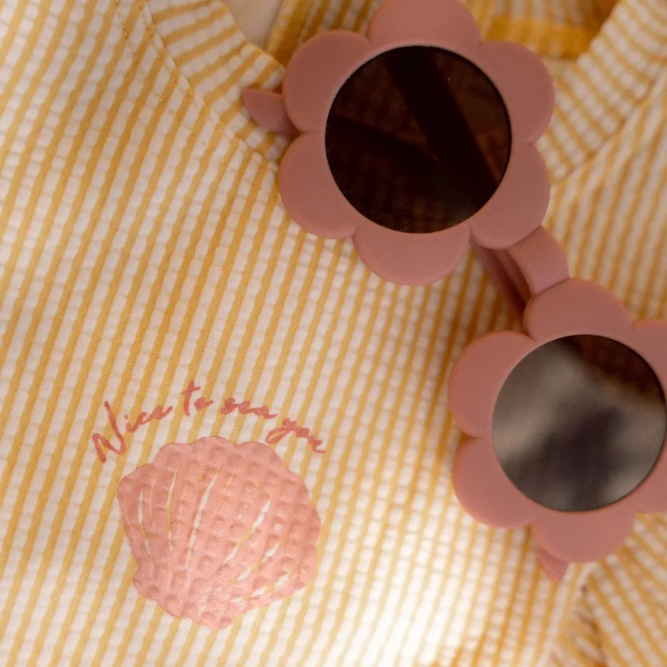 Little Dutch Accessoires|Kinderzonnebril^Kinderzonnebril Bloem Roze