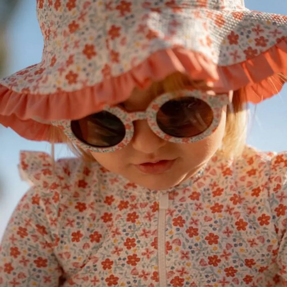 Little Dutch Accessoires|Kinderzonnebril^Kinderzonnebril Rond Bloemen