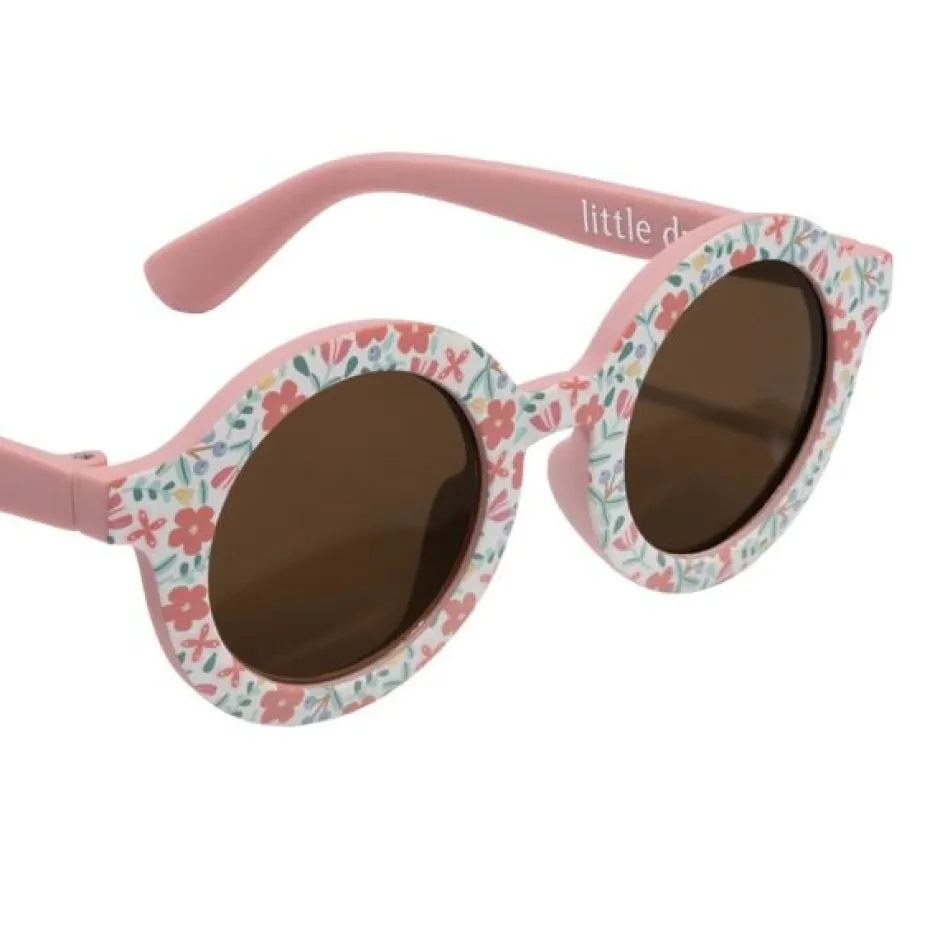 Little Dutch Accessoires|Kinderzonnebril^Kinderzonnebril Rond Bloemen