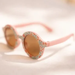 Little Dutch Accessoires|Kinderzonnebril^Kinderzonnebril Rond Bloemen