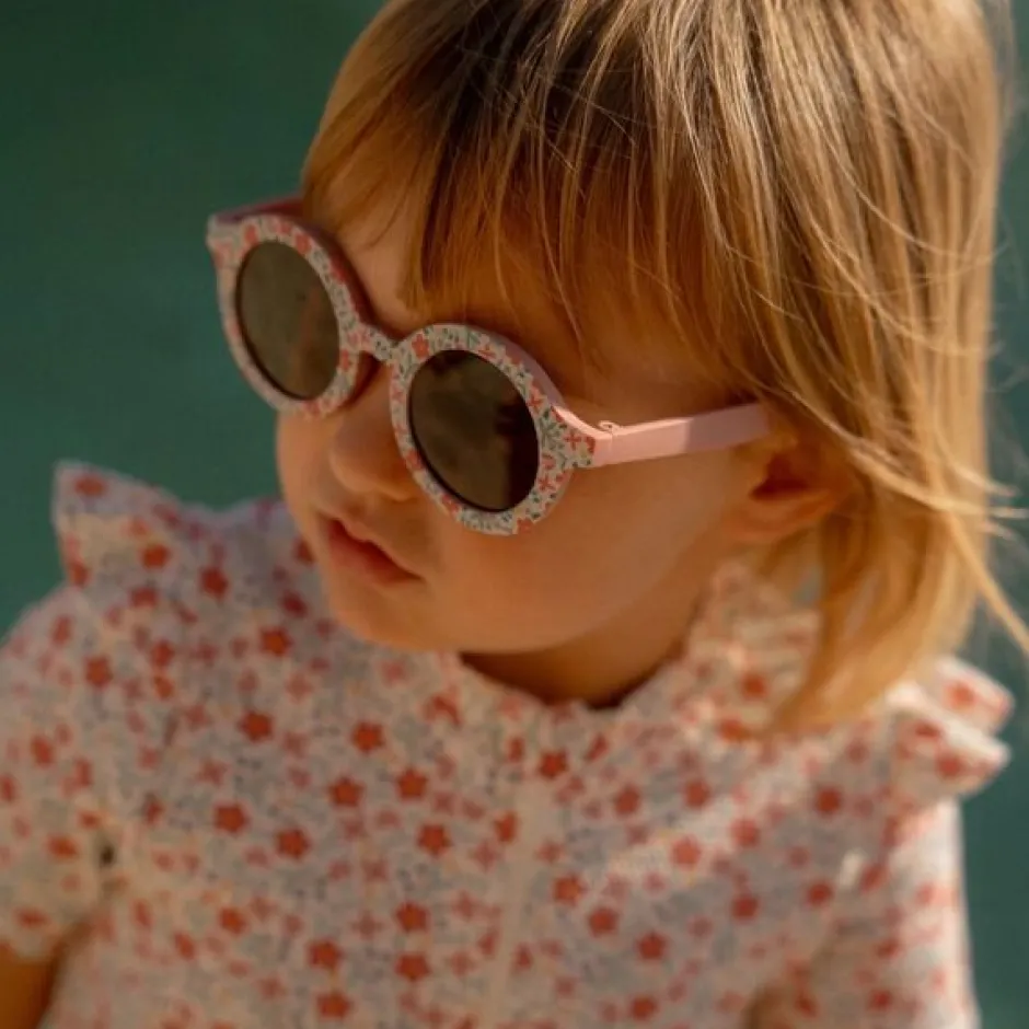 Little Dutch Accessoires|Kinderzonnebril^Kinderzonnebril Rond Bloemen