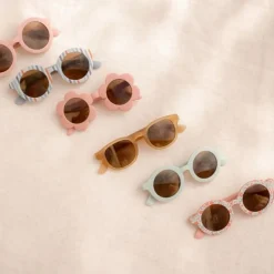 Little Dutch Accessoires|Kinderzonnebril^Kinderzonnebril Rond Bloemen