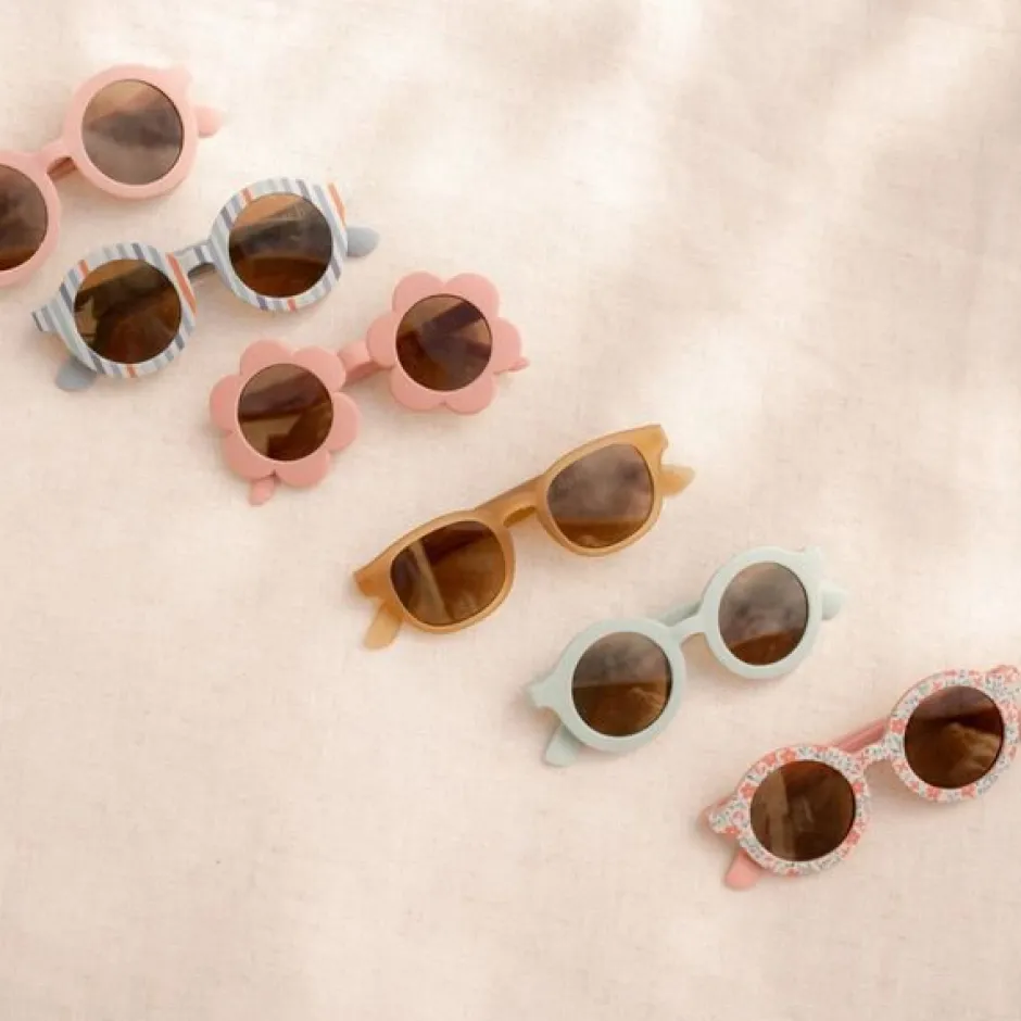 Little Dutch Accessoires|Kinderzonnebril^Kinderzonnebril Rond Bloemen