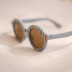 Little Dutch Accessoires|Kinderzonnebril^Kinderzonnebril Rond Streep