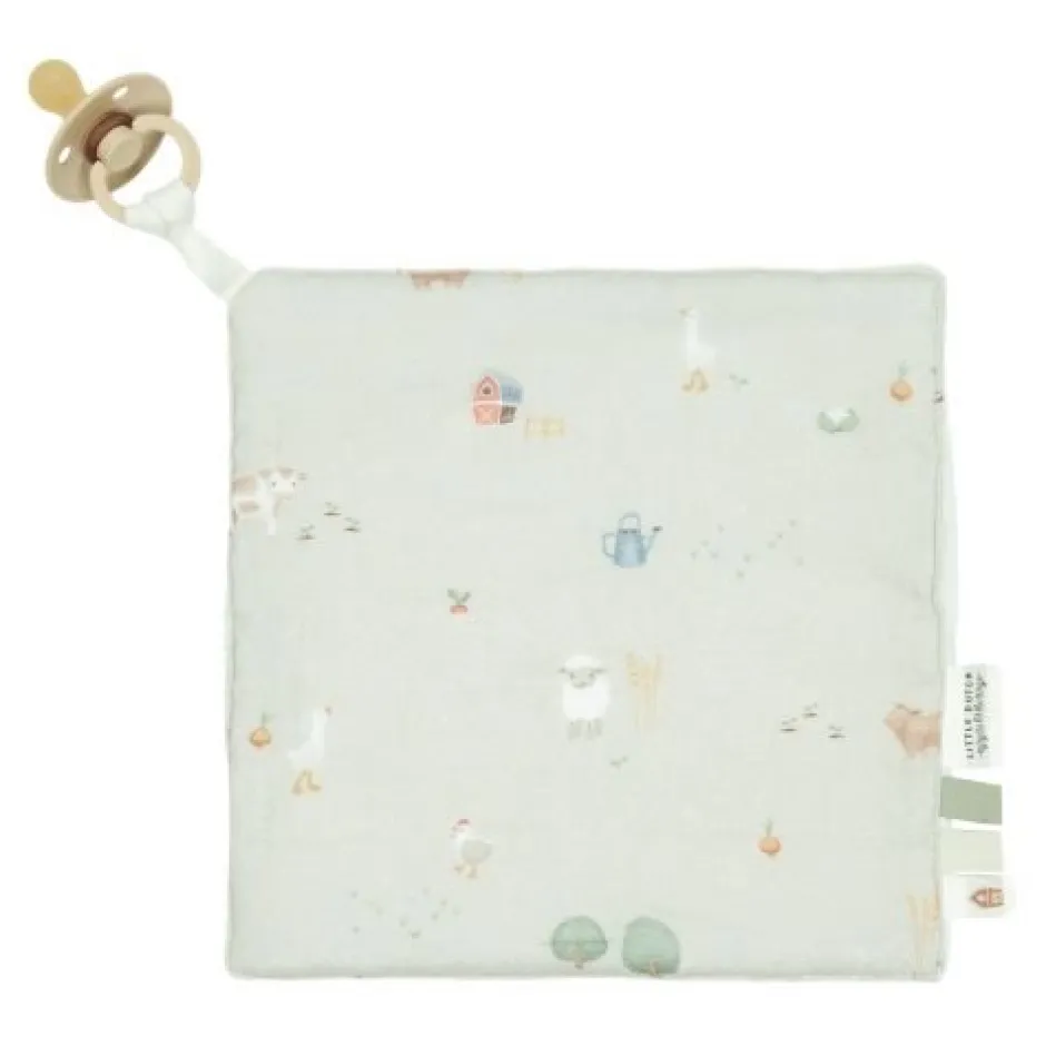 Little Dutch Knuffeldoekjes^Knuffeldoek - Groen - Little Farm