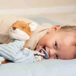 Little Dutch Knuffeldoekjes^Knuffeldoekje knuffel Vos - Blauw - Forest Friends