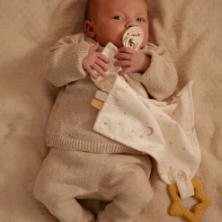 Little Dutch Knuffeldoekjes^Knuffeldoekje met bijtring - Newborn Naturals