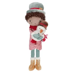 Little Dutch Zachte Poppen|Poppen^Knuffelpop kerst Jake 35cm