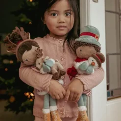 Little Dutch Zachte Poppen|Poppen^Knuffelpop kerst Jake 35cm