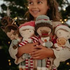 Little Dutch Zachte Poppen|Poppen^Knuffelpop kerst Jake 35cm