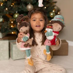 Little Dutch Zachte Poppen|Poppen^Knuffelpop kerst Jake 35cm