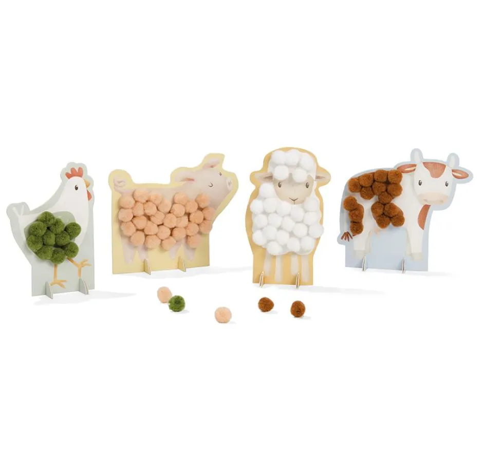 Little Dutch Creatief Speelgoed^Knutselset Pompom Little Farm
