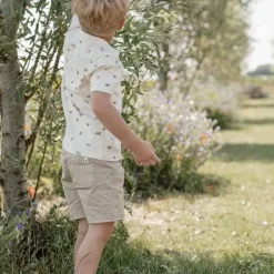 Little Dutch Jongens Kleding|Kinderkleding^Korte broek - Bruin - Forest Friends